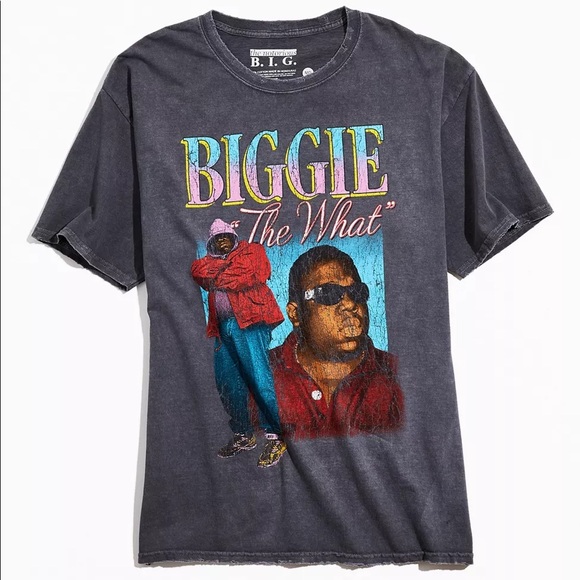 Urban Outfitters Other - Distressed ‘Biggie - The What’ Tee - Size Medium